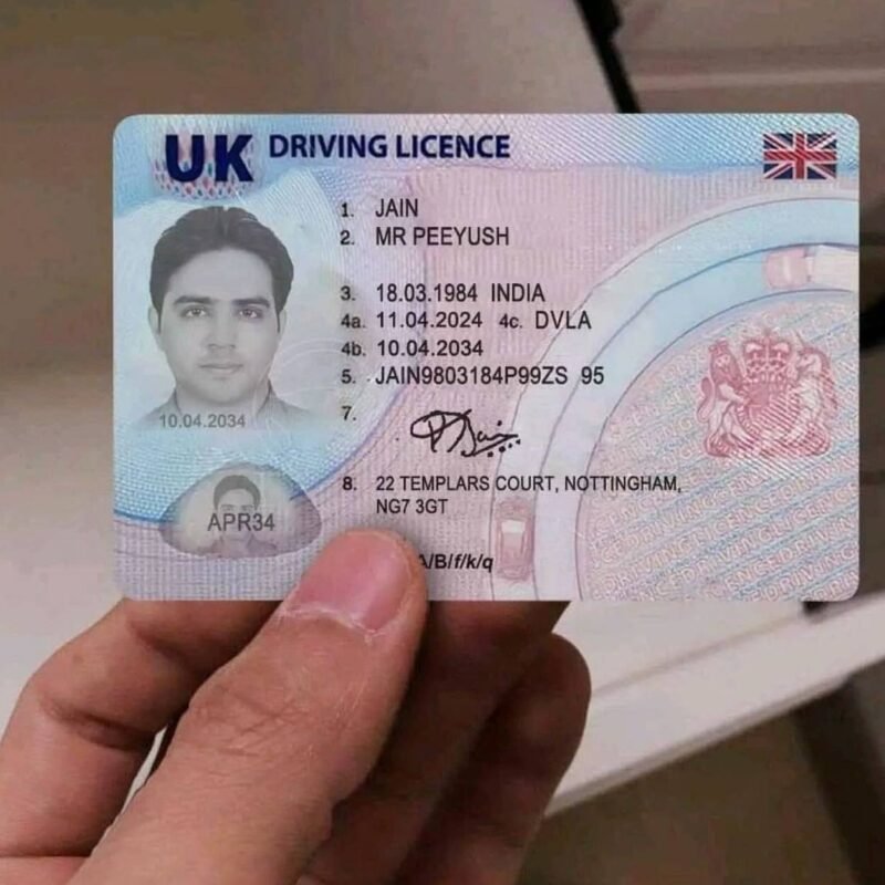 buy uk registered driving licence