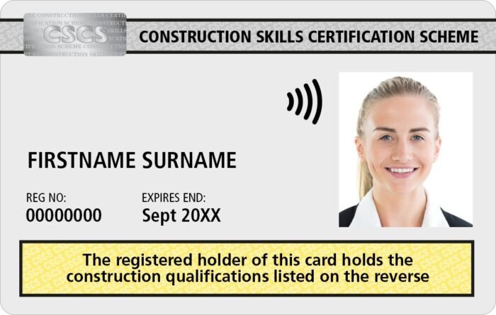 Academically Qualified Person CSCS Cards