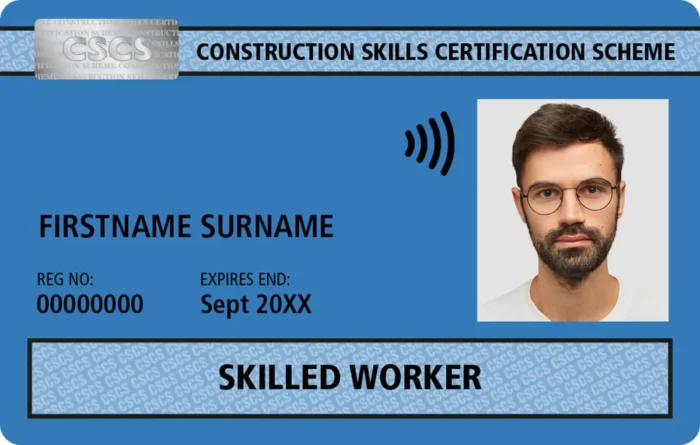 Blue Cscs Card Skilled Worker​